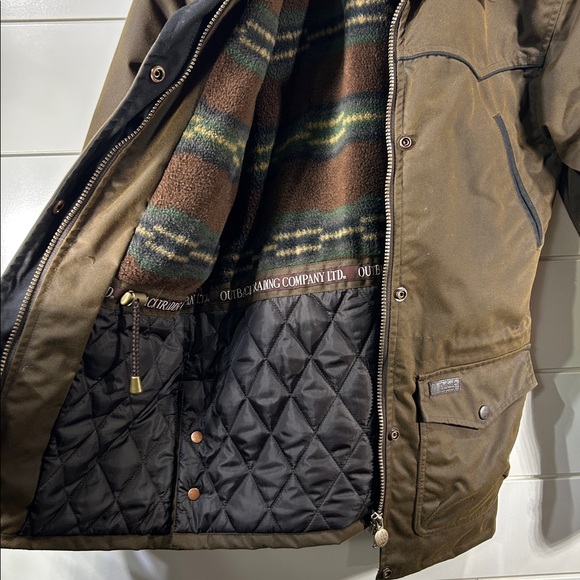 Outback Trading Company Ladies Roundup Waxed Brown Jacket Oikskin - Picture 11 of 13